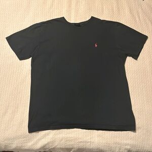 Polo Ralph Lauren, black,crewneck logo on left chest T-shirt